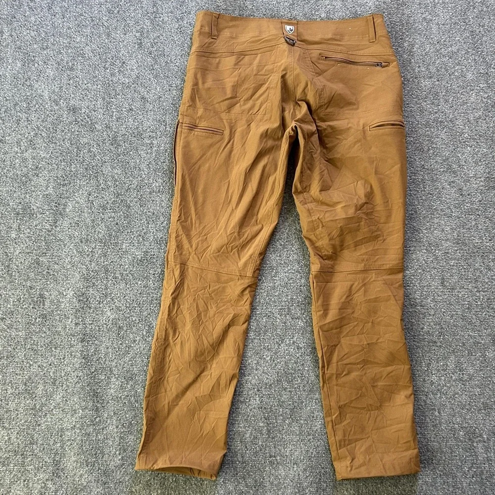 Kuhl Renegade Pants Mens 34x30 Brown Hiking Trail Stretch Outdoor Nylon - Picture 2 of 16